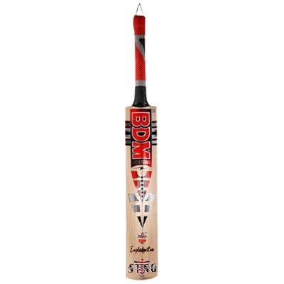 BDM Sting English Willow Cricket Bat -Multicolor 