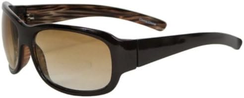 Brown Haze Oversized Rectangular Sunglasses By Vermillion