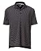Adidas ClimaLite Tech Men's Pencil Stripe Polo Sports Shirt - Black/White
