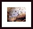 Art Poster Wood Framed Print - Swimming Stags - Artist: unknown- Poster Size: 8 X 10