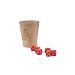 Teepe 13520 - 1. FC K�ln W�rfelbecher + 6 W�rfel