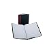 Boorum &amp; Pease 21 Series Columnar Book, Quad Ruled, 150 Page, Black/Red (21-150-Q)