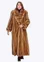 Sable Fur Coat - Full Length Shawl Collar