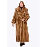 Sable Fur Coat - Full Length Shawl Collar by Outerwear