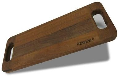 Wine Barrel Stave Serving Board Size: 1.25" H 18" W x 10" D