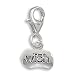 Wish Charm with Lobster Clasp