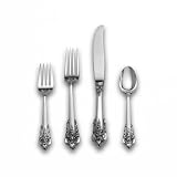 Wallace Grande Baroque 46-Piece Sterling Silver Dinnerware Flatware , Set Service for 8