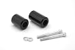 04-08 Yamaha FZ6 Fazer No Cut Black Frame Sliders