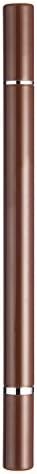 ToToYouDo 2 in 1 Touch Stylus, Fine Point Replaceable Pen For Smartphones, iPhone 6, 5S, iPad, Samsung Galaxy S5, S4, LG G3, HTC, Motolora, Sony, Nexus and Kindle - Coffee