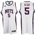 Jason Kidd New Jersey Nets #5 Swingman Adidas NBA Basketball Jersey (White)