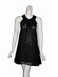 JENNY HAN Mod T Back Silk Dress in Black