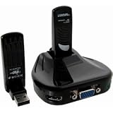 Cables Unlimited Wireless USB to HDMI and VGA Adapter with Audio