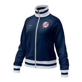 Nike New York Yankees Ladies Navy Blue Track Jacket