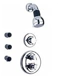 La Toscana by Paini SHOWER4BN Shower System, Brushed Nickel