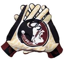 Nike Florida State Football Receiving Gloves-Large
