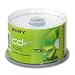 New, Sony CD-R Recordable Disk Inkjet Printable on Spindle 52x Speed 80min 700Mb Ref 50CDQ80SPMD-IP [Pack 50]