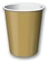Glittering Gold Paper Cups 10ct
