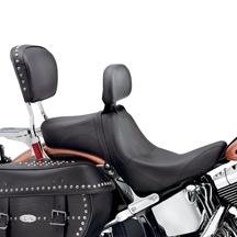 H-D Signature Seat w/ Rider Backrest - Smooth 51998-08