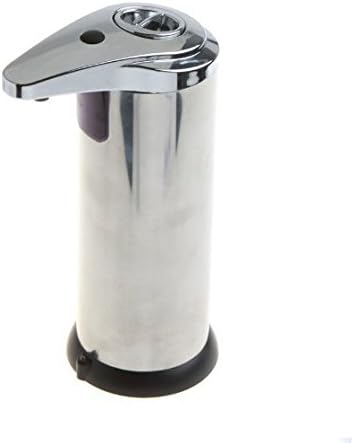 Assister Soap Dispenser - Automatic Kitchen Hand Touchless Sensor Pump - Stainless Steel Sanitizer - Compact & Handheld -Best For Shower Kids - Wall Mounted - Chrome 250ml (8oz)