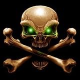 Skull t-shirt Skeleton With Glowing Eyes Sizes up to 5XL