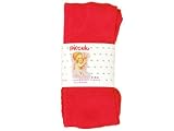 Baby Infant Girls RED TIGHTS Heavyweight PICCOLO Opaque Girl 0-24M