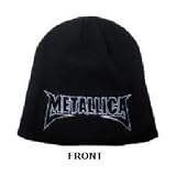 Metallica black beanie 'Ninja Star' two-sided knit hat
