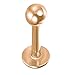 Earring Labret Medusa Stud Cartilage (Lip Stud) 14 Gauge