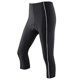 Tenn Ladies Padded 3/4 Cycle Cycling Leggings Tights
