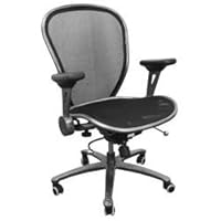 Mesh and Ventilated Office Chair - Mid Back Contemporary Mesh Chair - CP-B078-2-MTLK-GG
