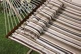 Quilted Hammock Button Tuft Pillow Brwon/Grey/White Quilted Hammock - Button Tuft Pillow - Brwon/Grey/White