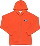 NCAA Auburn Tigers Antigua Ladies Mango Orange Front Zip Fleece Hoody