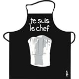 Tablier cuisine noir Grand Chef Couleur Noir Matière Polypropylene