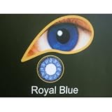 MesmerEyez Illusionz 3 Month Wear Contact Lenses With Free 60ml Multi Purpose Solution & Free Lense Case - Royal Blue