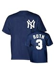 New York Yankees Babe Ruth Player Name Big and Tall Tee