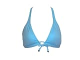 Espirit Aqua Halter Swimsuit top w/Hearts & Pads L