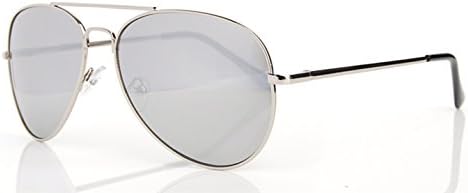 Bambolausa Men's Aviator Sunglass in Different Designs (gunmetal1, mirror)