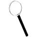 American Educational Plastic Frame Magnifier with Black Plastic Handle, 3X Magnification, 6.25" Length, Lens Diameter is 2.25"