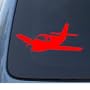AIRPLANE - Pilot Wings - Car, Truck, Notebook, Vinyl Decal Sticker #1001 | Vinyl Color: Red