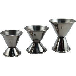 Double Cocktail Jigger: Set of All 3 Sizes