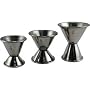 Double Cocktail Jigger: Set of All 3 Sizes