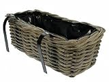 Rattan Balcony Planter 46cm