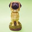 Mini Bobble Head Dog Pug