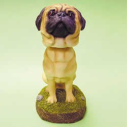 Mini Bobble Head Dog Pug