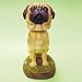Mini Bobble Head Dog Pug