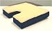 `Coccyx Gel Seat Cushion w/ Fleece Top 18 Wx16 D x 3 16 x 18 x 3 * Cut-out relieves p...