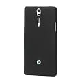 Nero Silicone Custodia per Sony Ericsson Xperia S - Anti-graffio cover + 2 Pellicola Protettiva Schermo