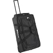 EXTRA LARGE CAPACITY ROLLING DUFFLE BLACK NYLON