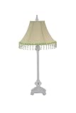 Medium Green Pearl Flower Lamp With Shade