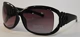 Esprit Sunglass Black Rimless Plastic Fashion Rectangle 19284 538