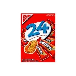 Nabisco Nutter Butter Cookies - 24/1.9 oz. packs